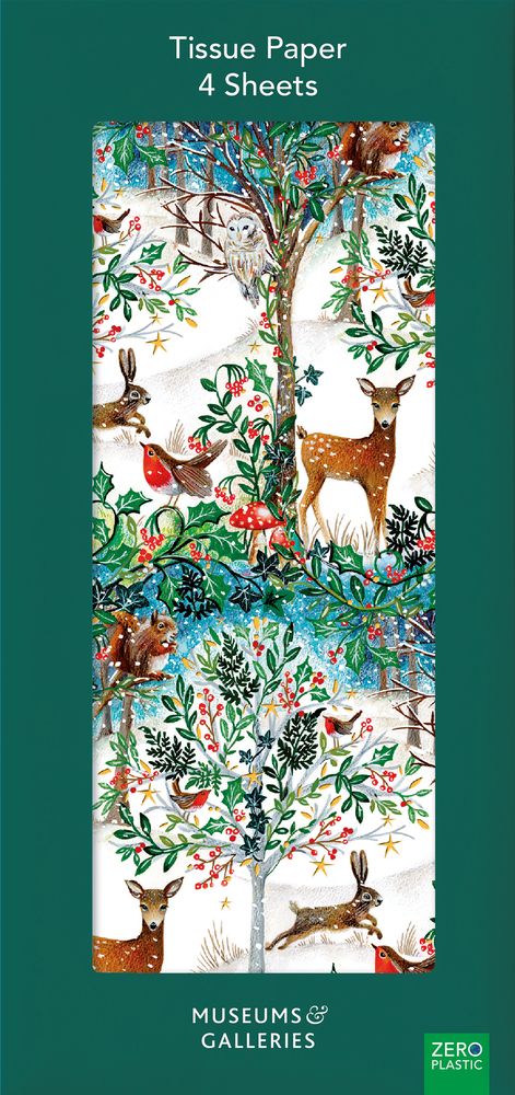 Winter Forest Glade Tissue Paper