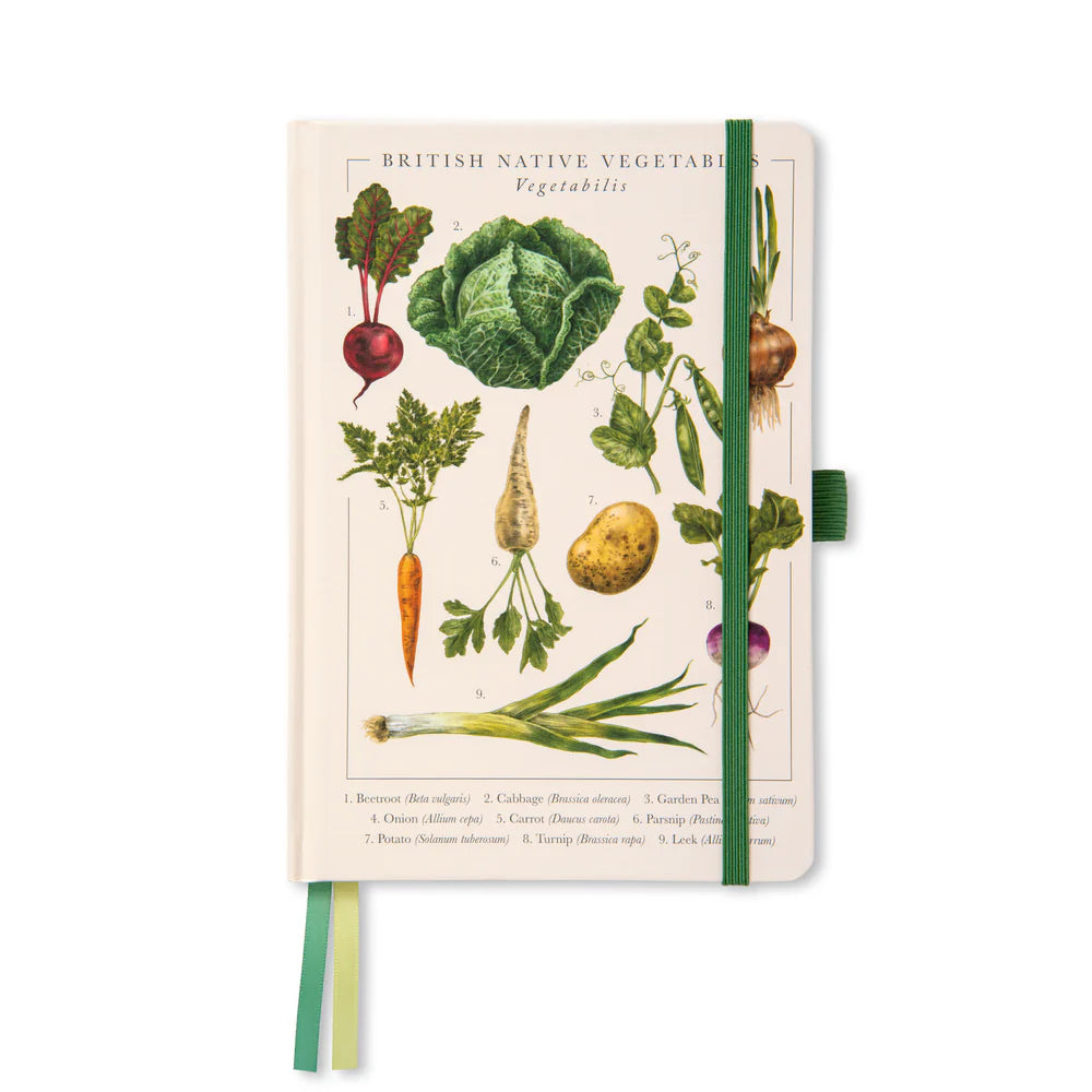 Hardback Notebook - Garden Vegetables