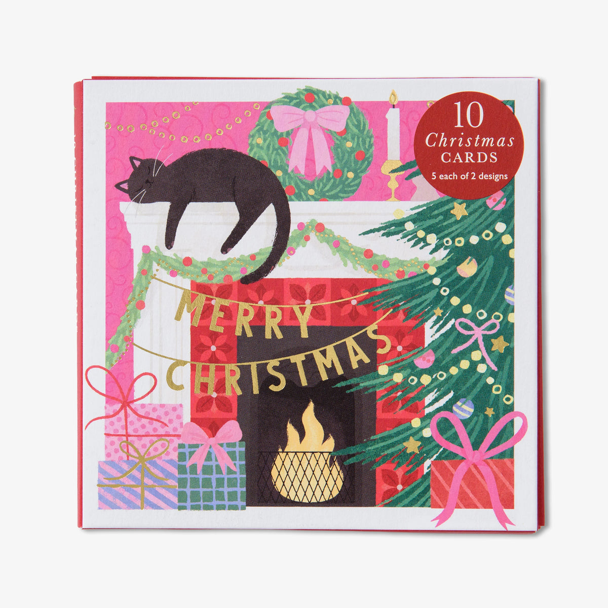 Christmas Cards Pack of 10 - Christmas Cats