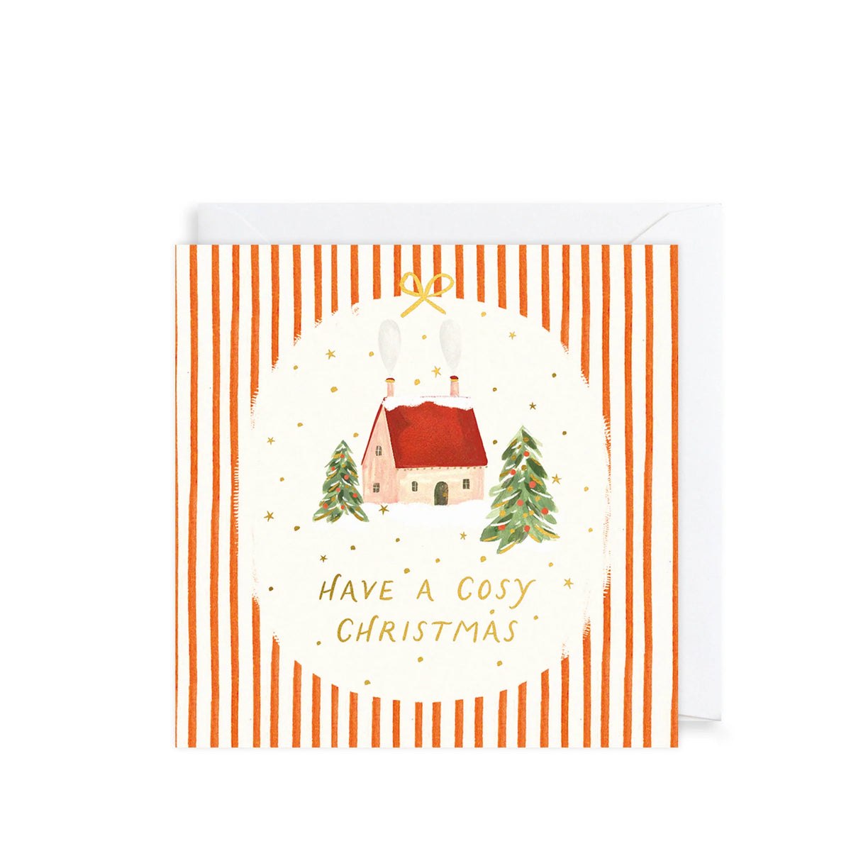Christmas Cards Pack of 10 - Cosy Cottage &amp; Pheasant