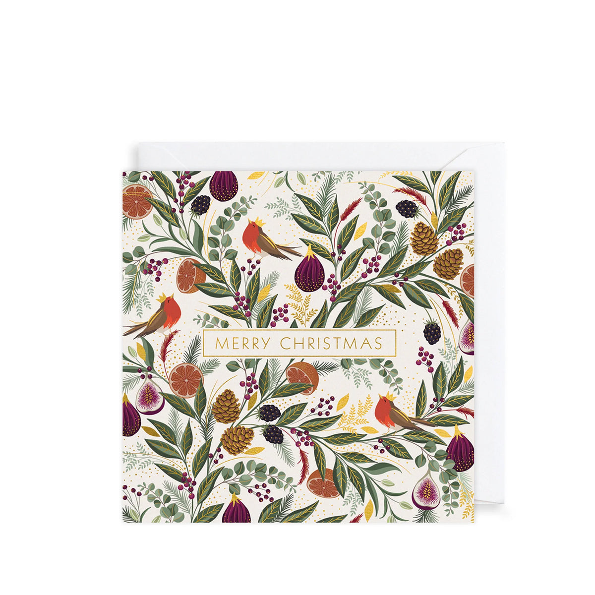 Christmas Cards Pack of 10 - Robins &amp; Figs