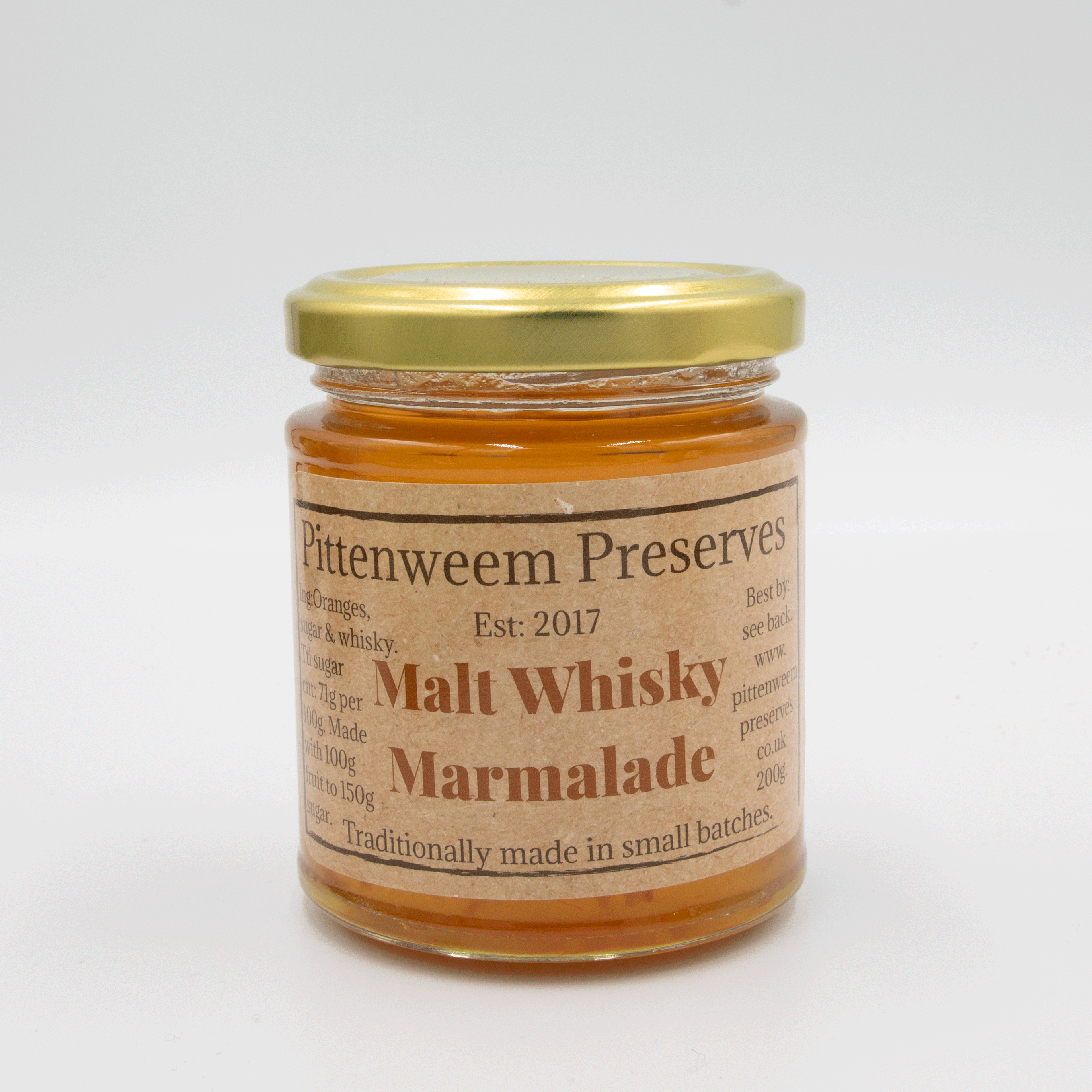 Pittenweem Preserves - Orange &amp; Whisky Marmalade