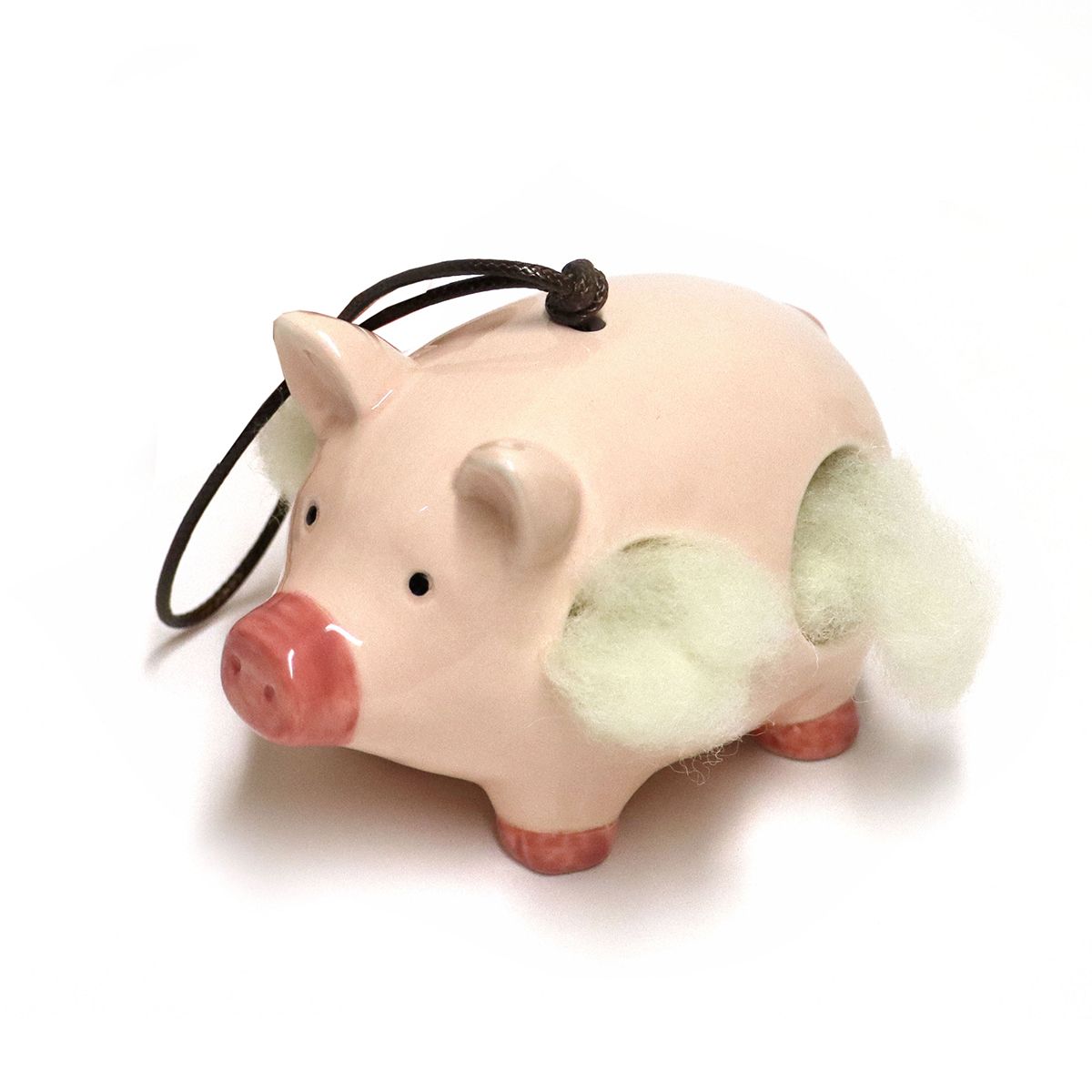 'Curlie' Nester Ceramic Pig
