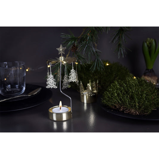 Rotary Candle Holder - Christmas Tree