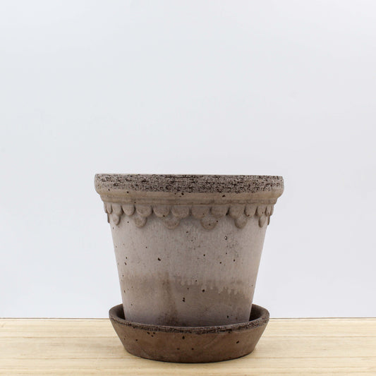 Copenhagen Terracotta Pot and Saucer 14cm