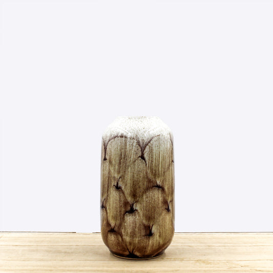 Brown Stoneware Vase