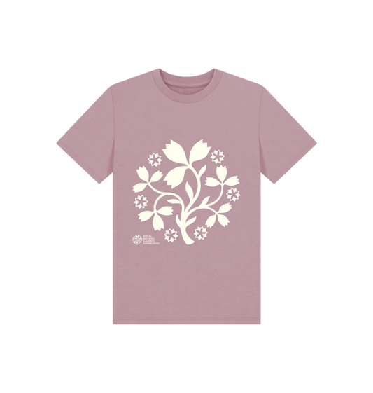 Mauve Printed Kids T-Shirt
