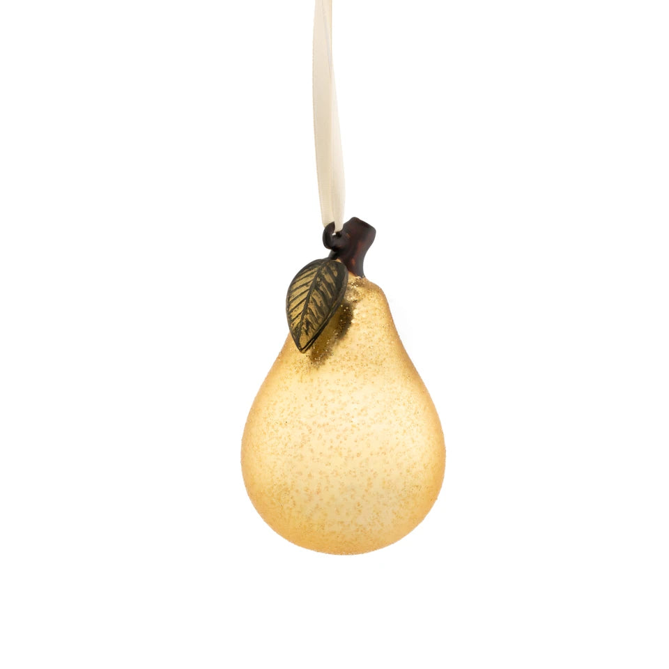 Golden Pear Bauble