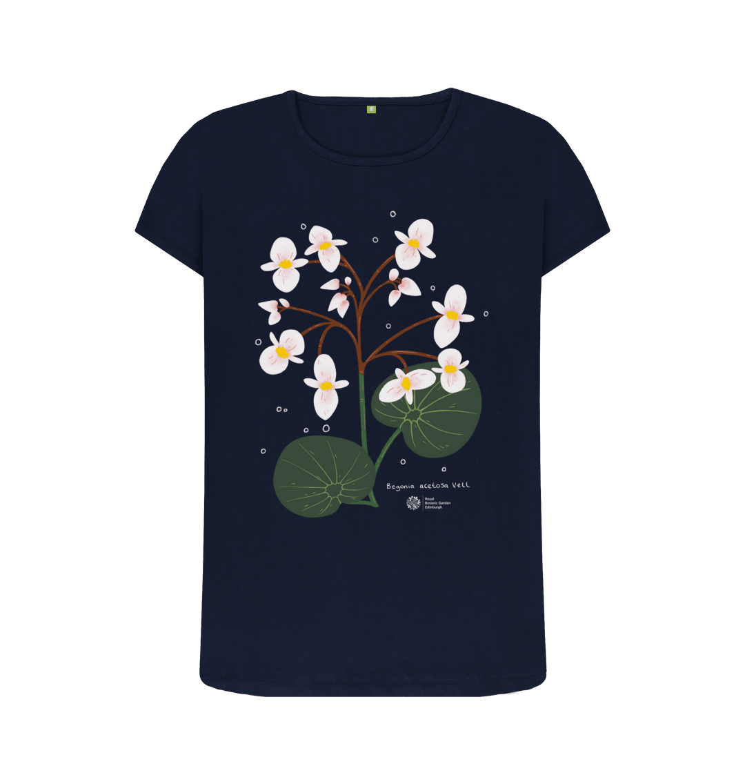 Navy Blue Printed T-shirt Front