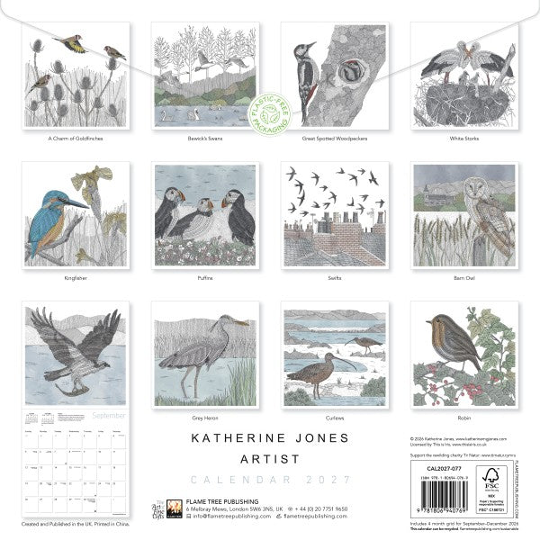 Katherine Jones Wall Calendar 2027