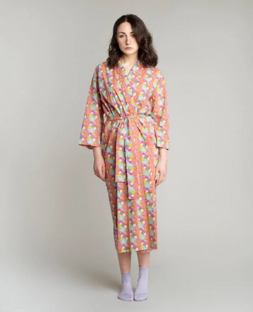Touriste Paris Cotton Gown - Mackintosh Purple