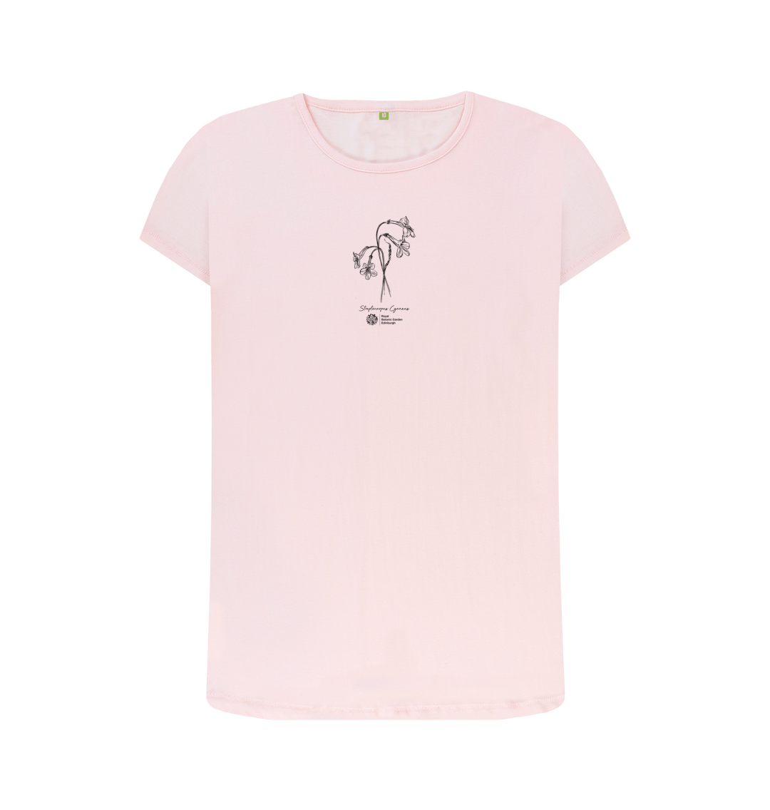 Pink Printed T-shirt Front