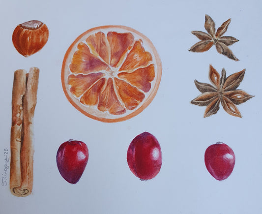 Botanical Art Skills and Techniques: A Touch of Christmas