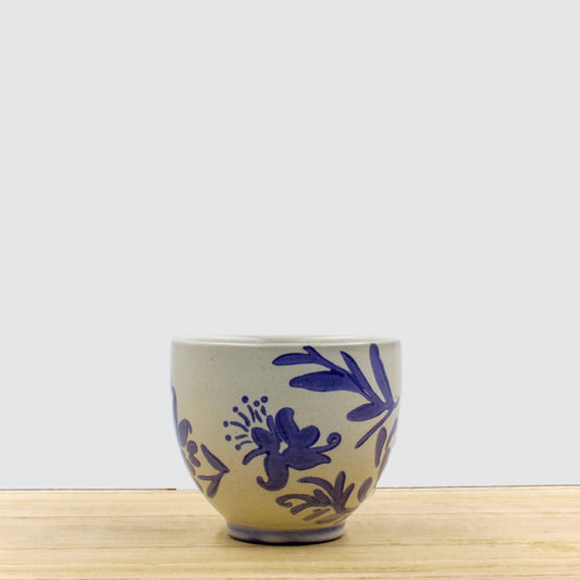 Petunia Blue Stoneware Cup