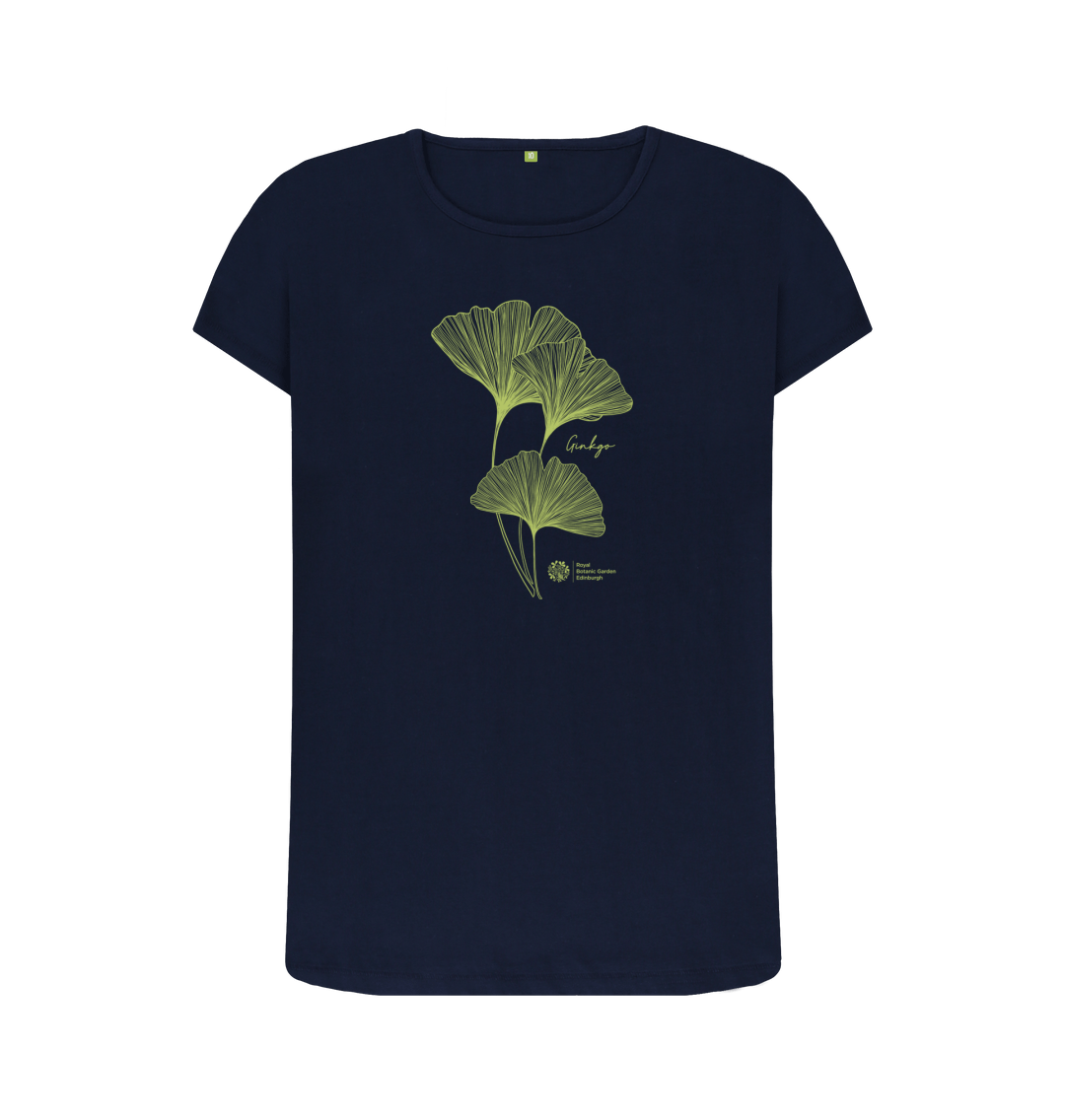 Navy Blue Printed T-shirt Front