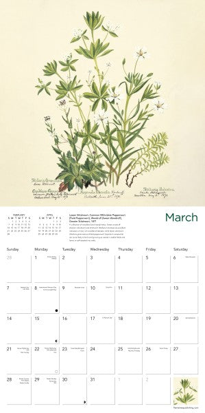 Royal Botanic Garden Edinburgh Wall Calendar 2027