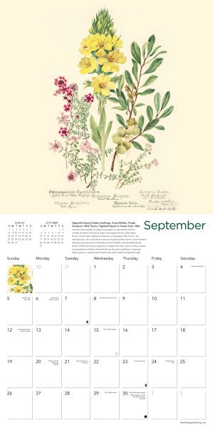 Royal Botanic Garden Edinburgh Wall Calendar 2027
