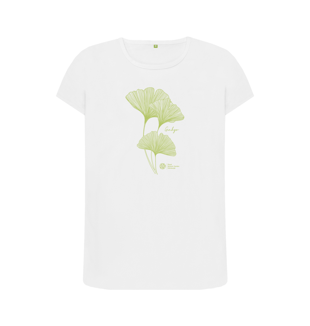 White Printed T-shirt Front