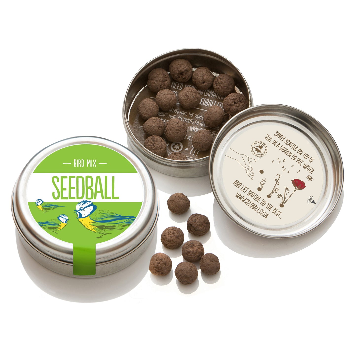 Seedball Tin - Bird Mix