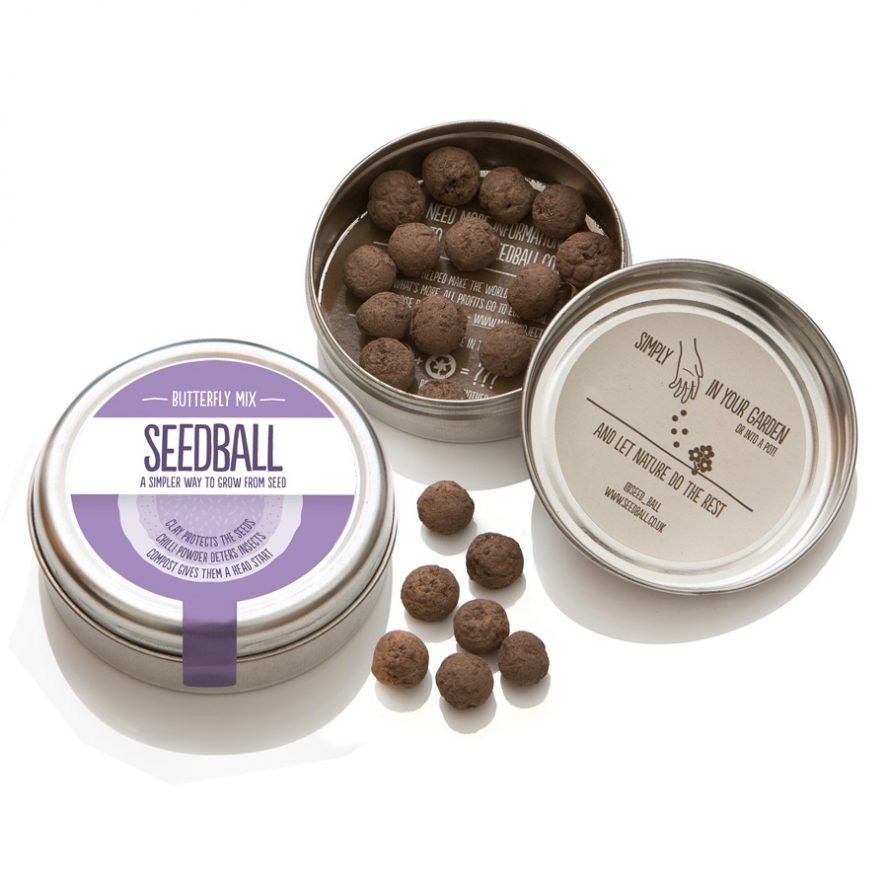 Seedball Tin - Butterfly Mix