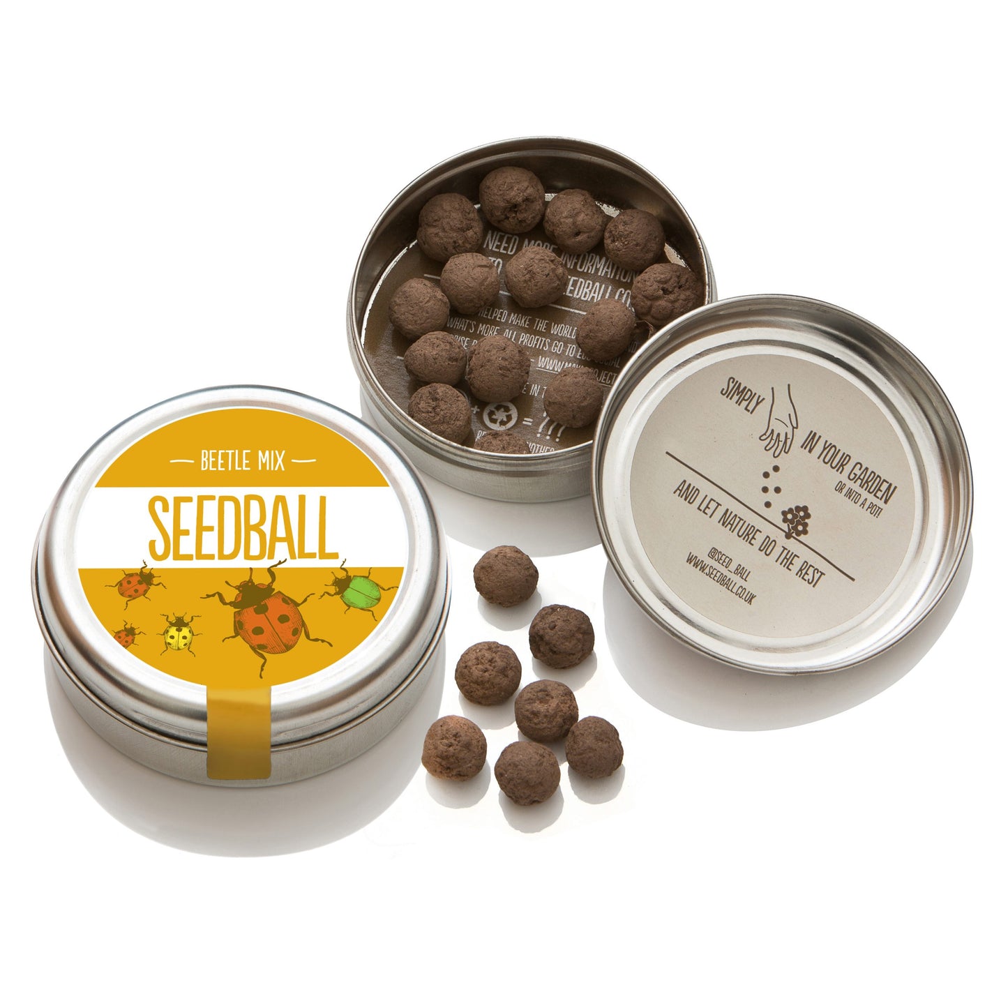 Seedball Tin - Beetle Mix