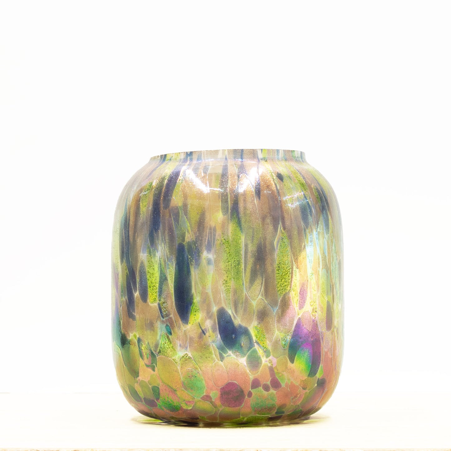 Speckled Glass Tealight Holder