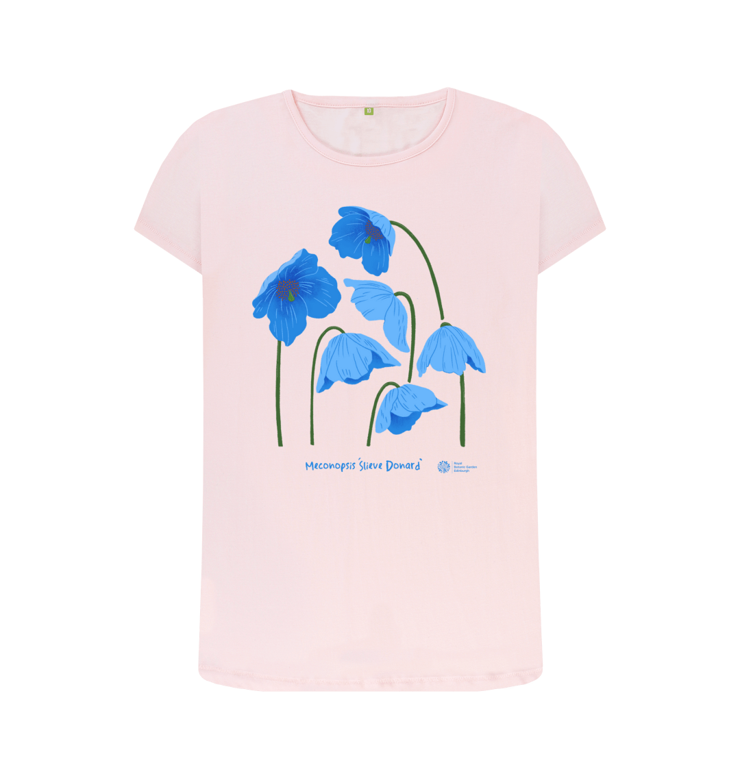 Pink Printed T-shirt Front