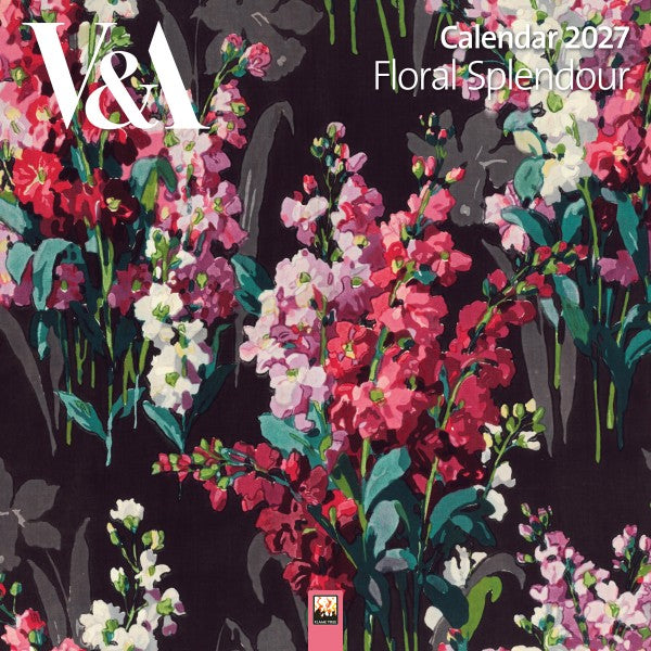 V&amp;A: Floral Splendour Wall Calendar 2027
