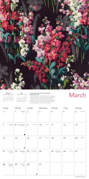 V&amp;A: Floral Splendour Wall Calendar 2027