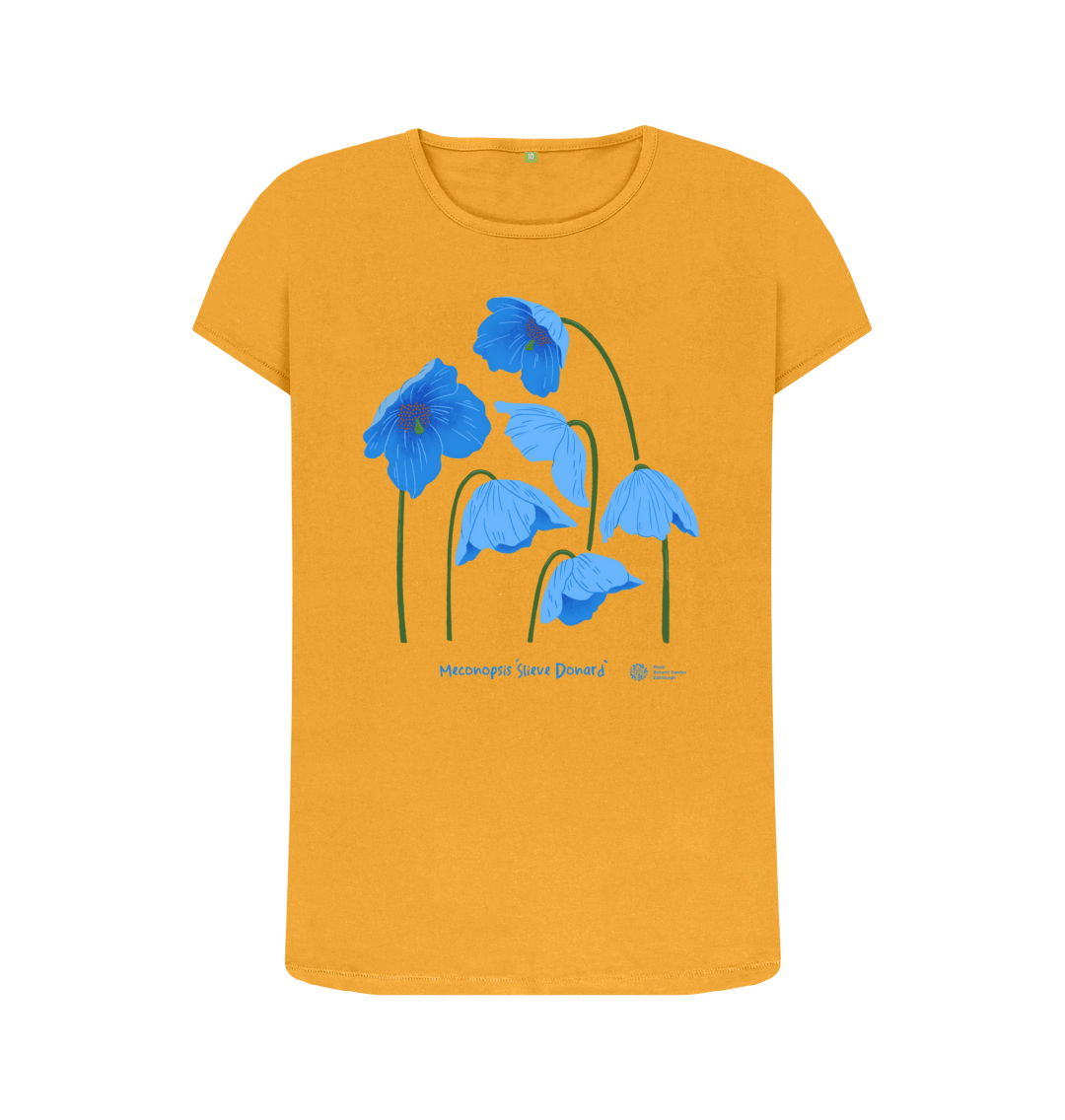 Mustard Printed T-shirt Front
