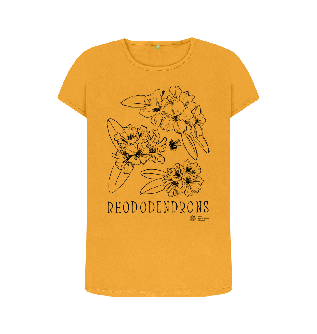 Mustard Printed T-shirt Front