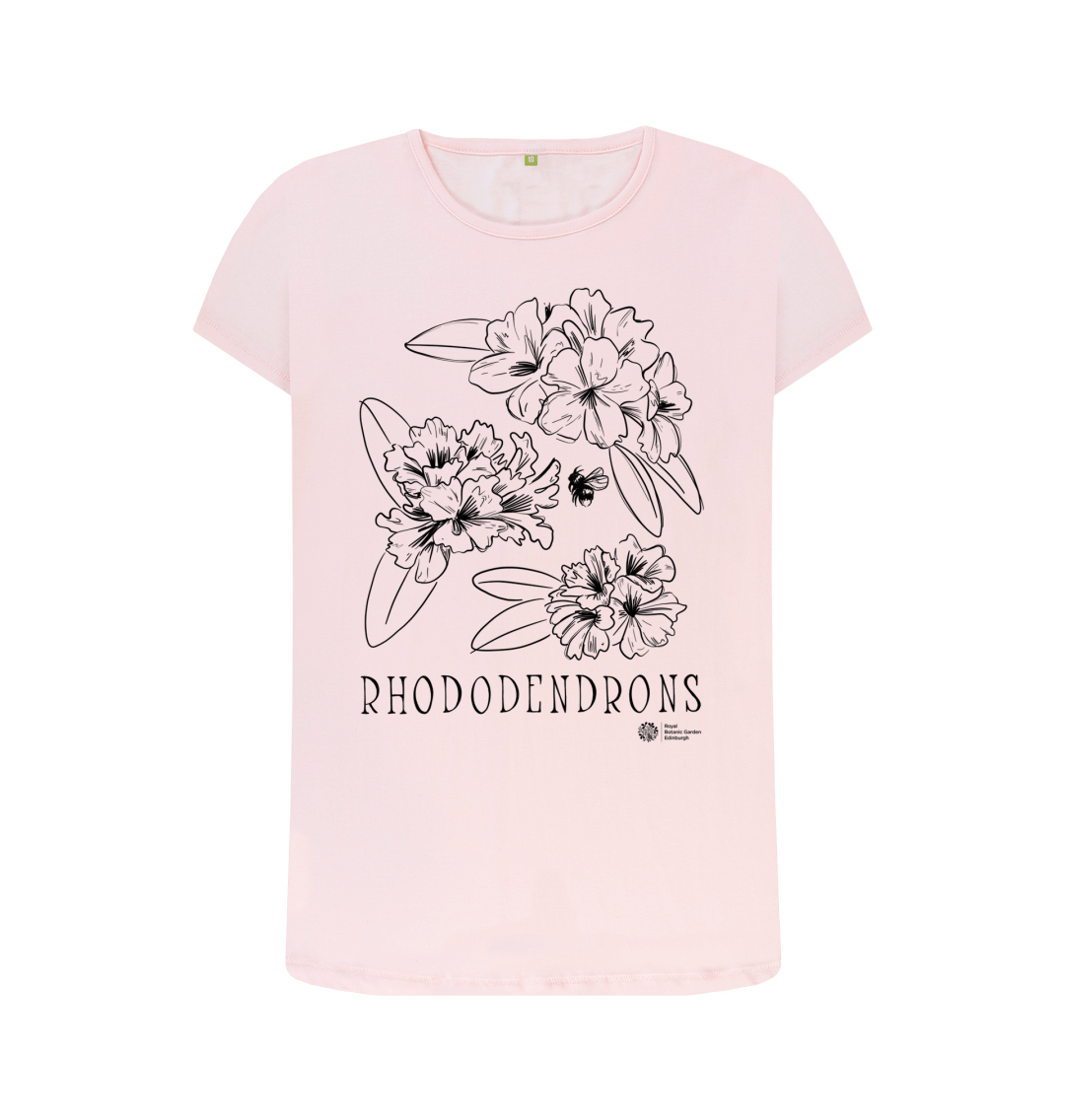 Pink Printed T-shirt Front