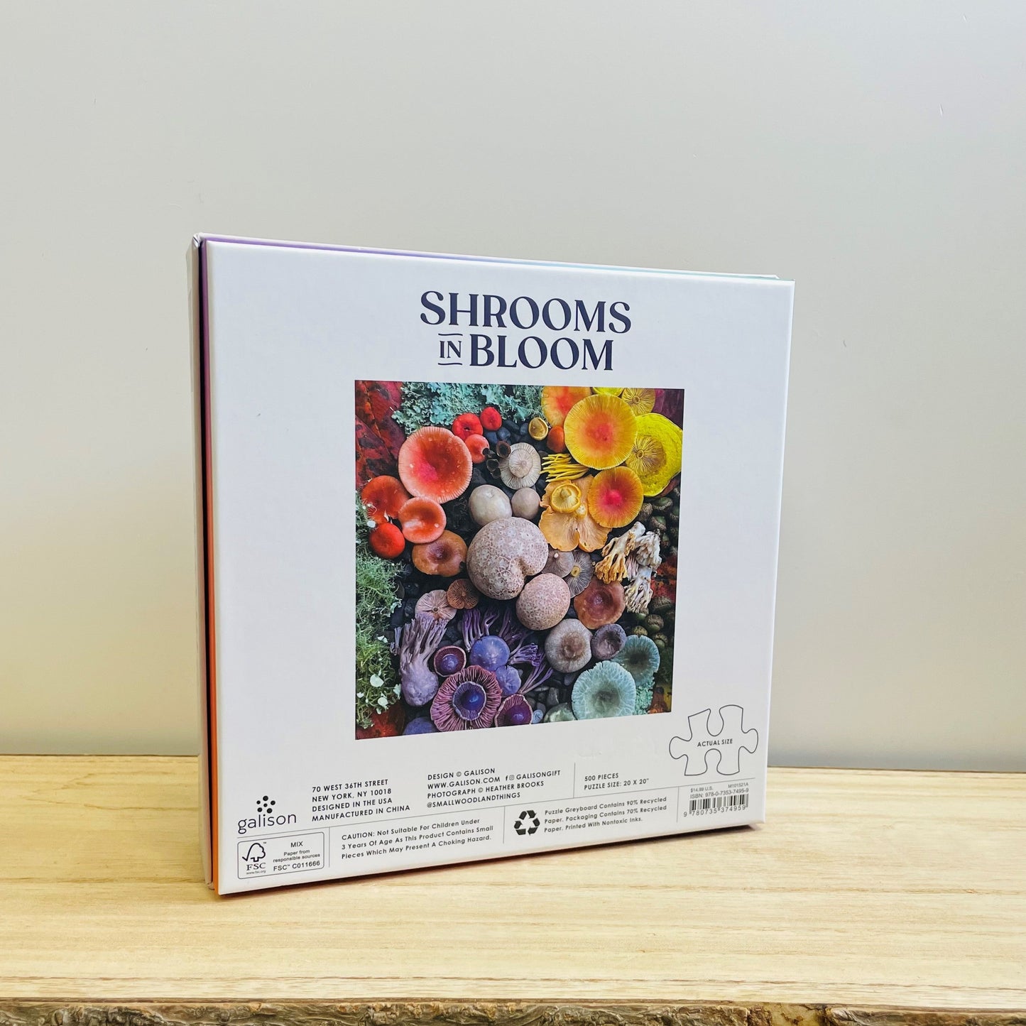 Shrooms in Bloom:  500 Piece Jigsaw Puzzle