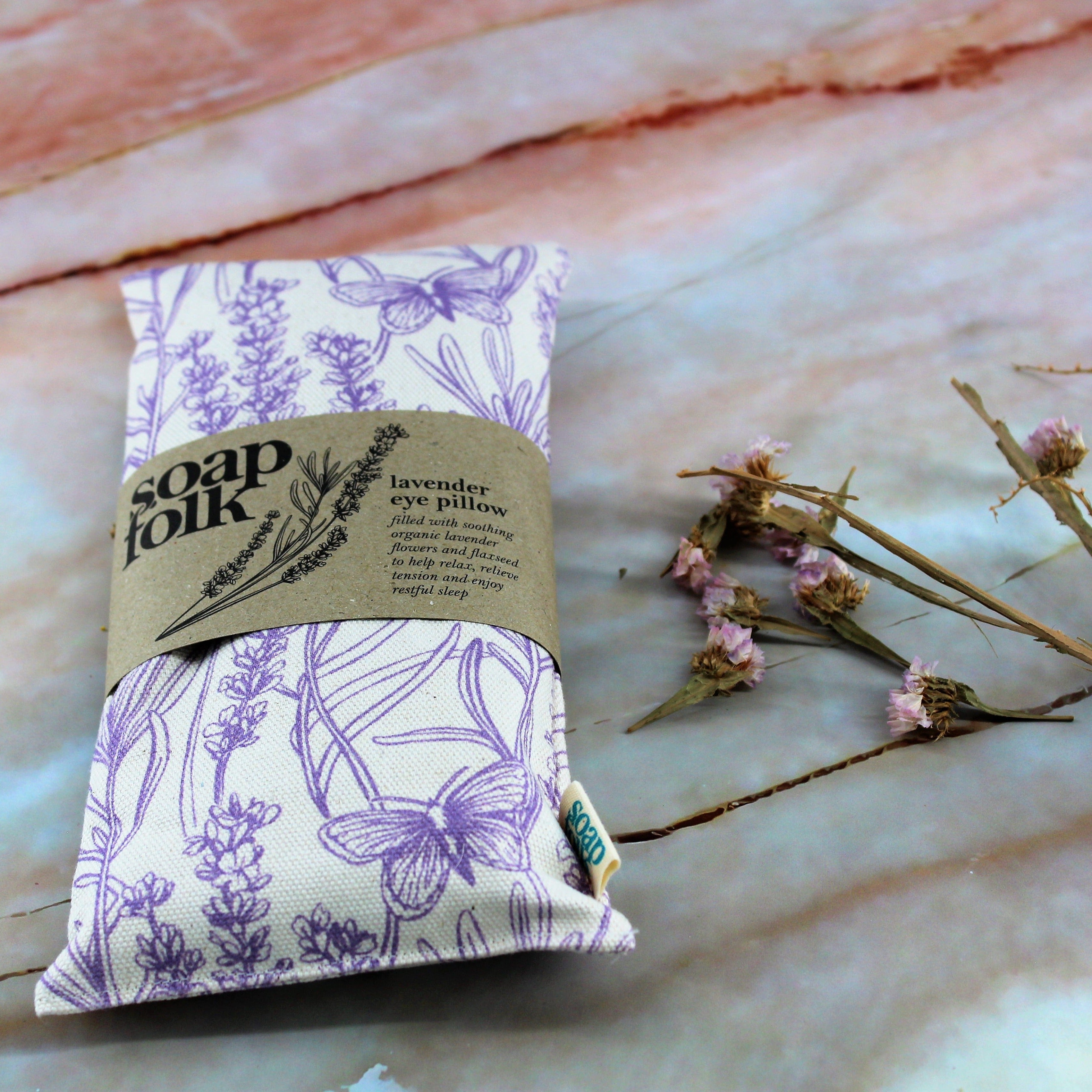 Organic lavender eye on sale pillow