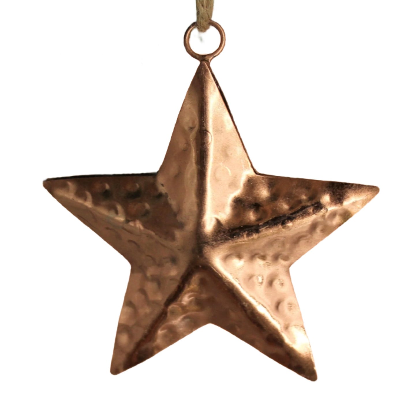 Hammered Iron Star - Bronze