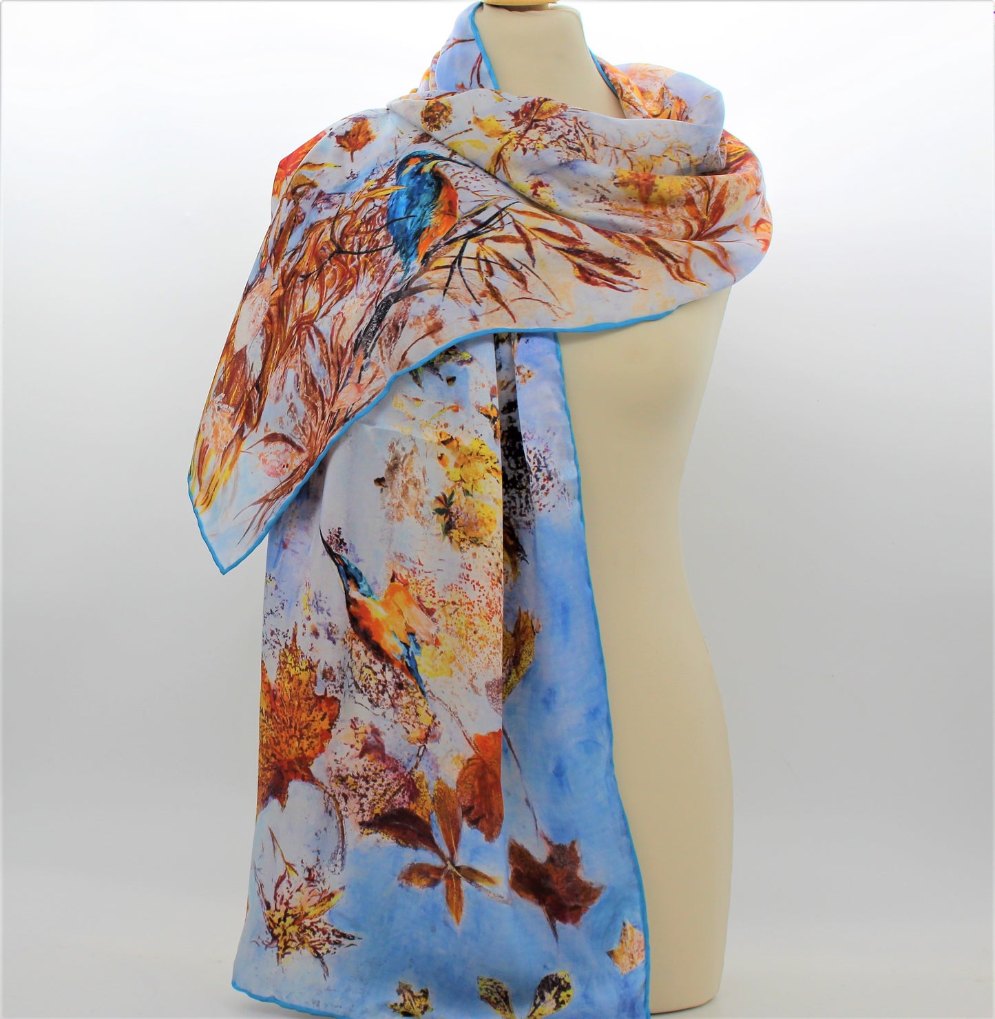 Limited Edition 'By The River's Rim' Silk Scarf by Annie Broadley