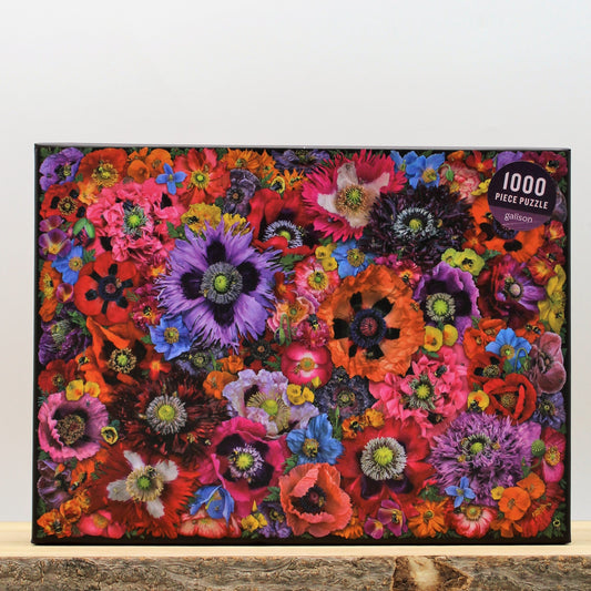 Bees in the Poppies:  1000 Piece Jigsaw Puzzle
