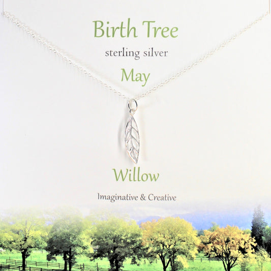 Birth Tree Pendant May - Willow