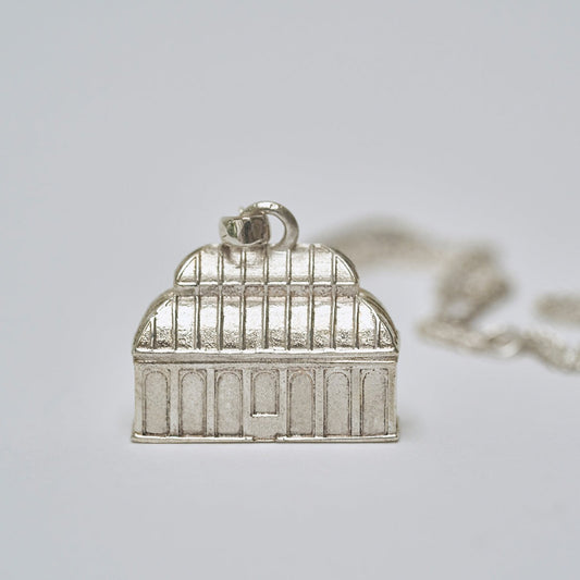 Sterling Silver Palm House Pendant