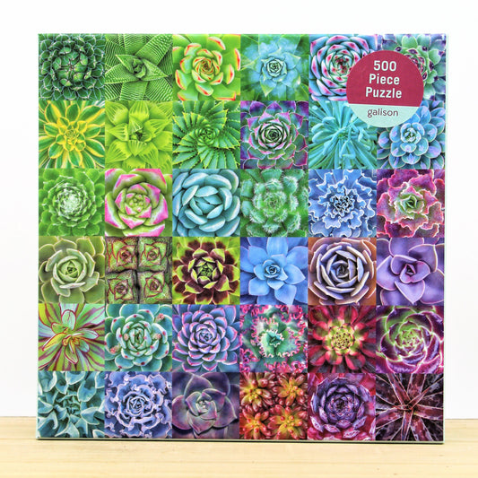 Succulent Spectrum: 500 piece Jigsaw Puzzle