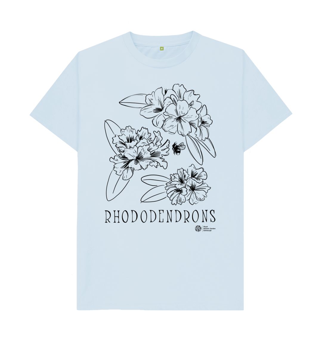 Sky Blue Rhododendrons Unisex T-shirt