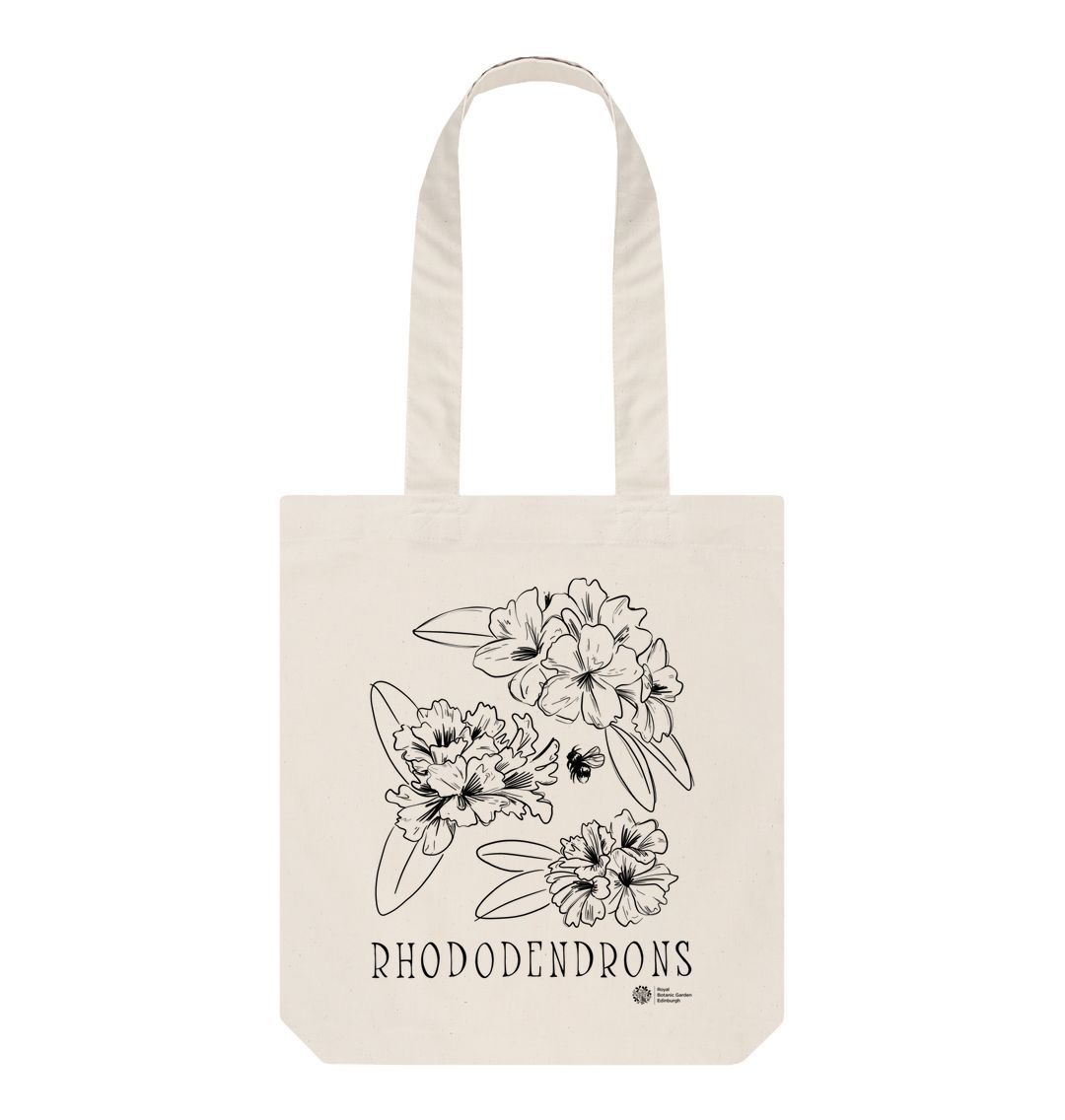 Natural Rhododendrons Tote Bag