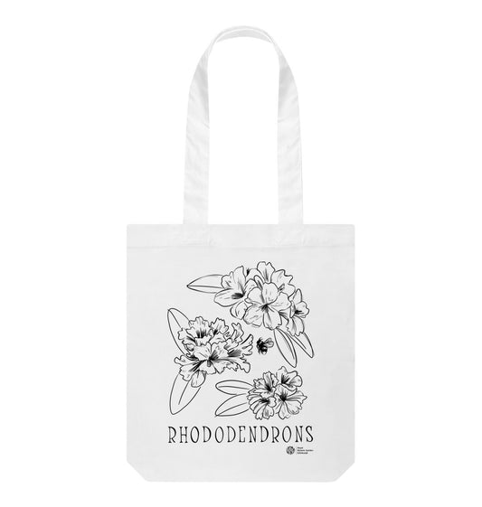 White Rhododendrons Tote Bag
