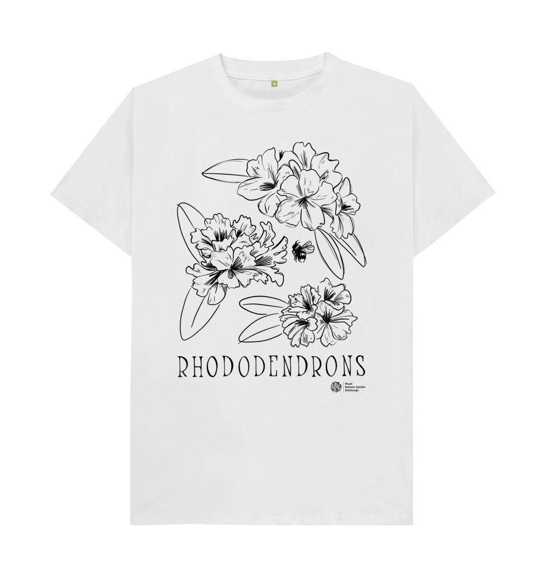 White Rhododendrons Unisex T-shirt