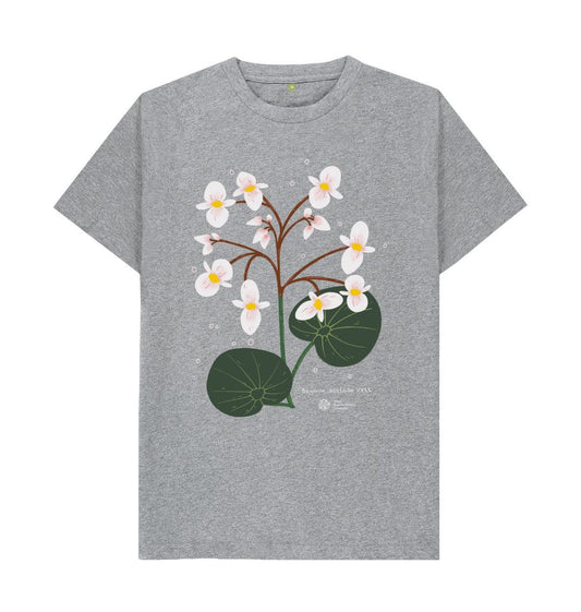 Athletic Grey Begonia Acetosa Vell Unisex T-shirt