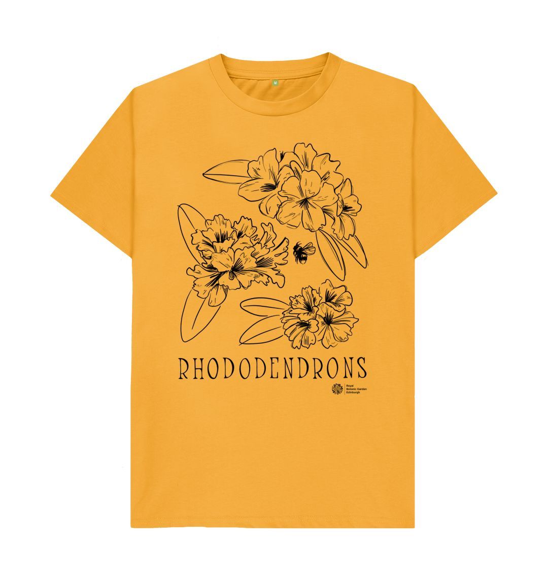 Mustard Rhododendrons Unisex T-shirt